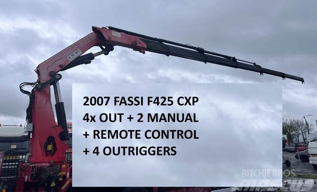Fassi F425CXP F425CXP + REMOTE + 4 OUTRIGGERS - 4x OUT + Kappaletavaranosturit
