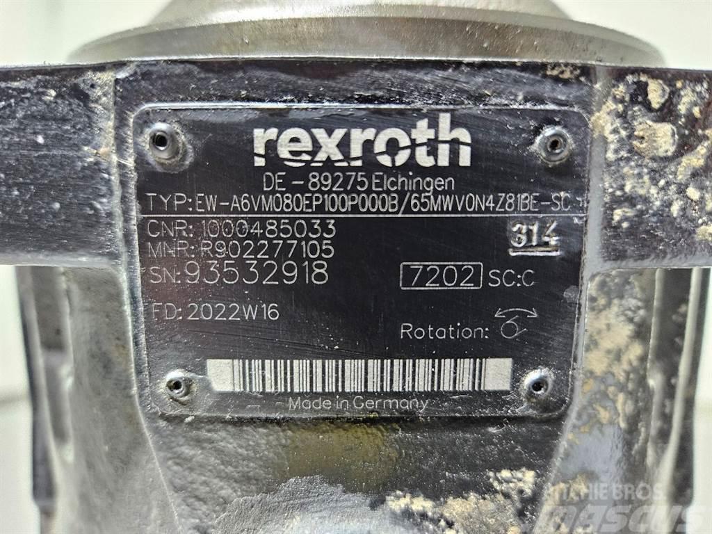 Wacker Neuson 1000485033-Rexroth A6VM080EP-Drive motor Hydrauliikka