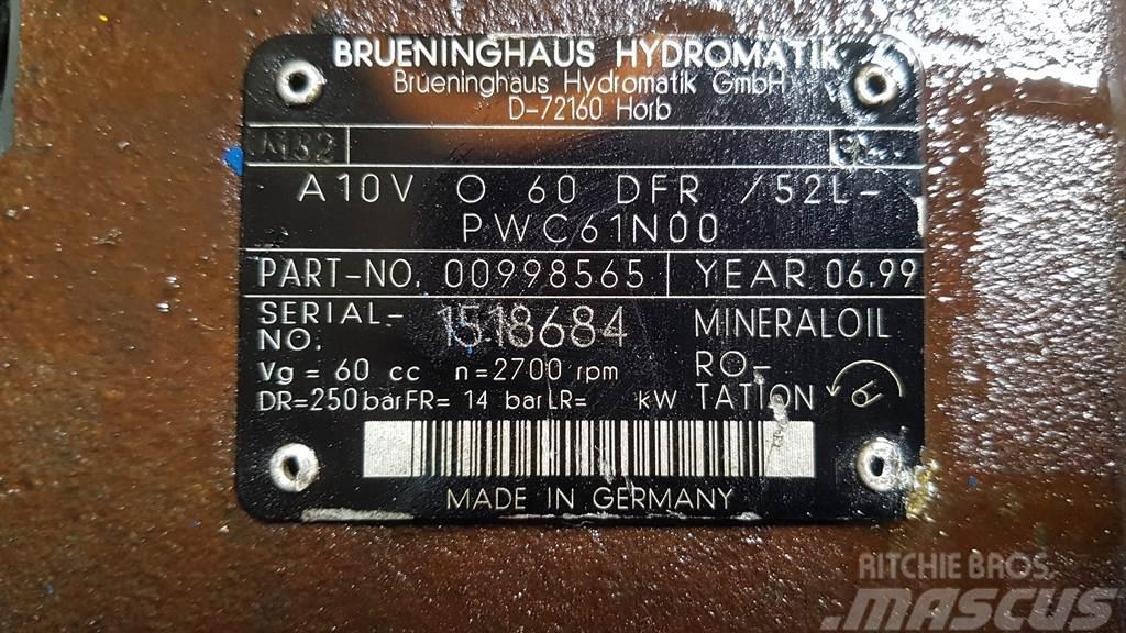 Brueninghaus Hydromatik A10VO60DFR/52L - Load sensing pump Hydrauliikka