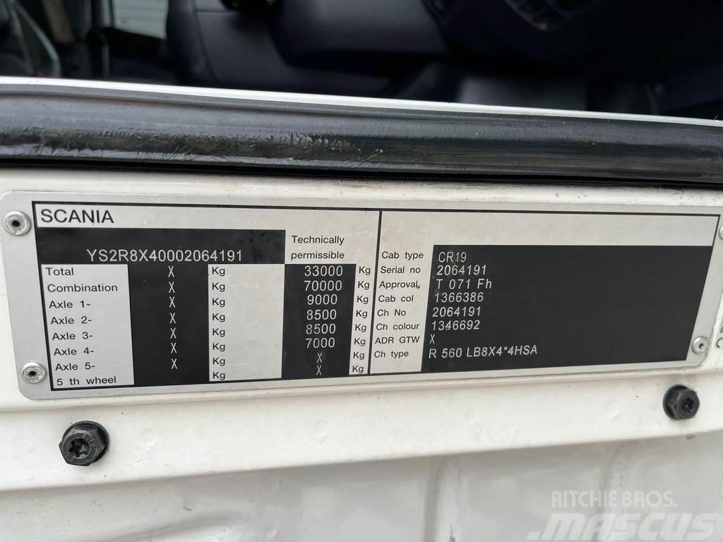 Scania R 560 8x4*4 FASSI F425XP.25 Vetopöytäautot