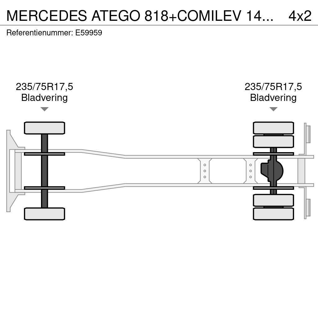 Mercedes-Benz ATEGO 818+COMILEV 140 TPC Nostolava-autot