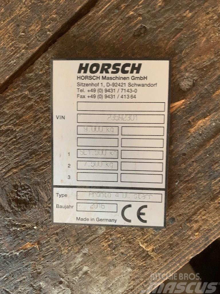 Horsch Pronto 4 DC Kylvölannoittimet