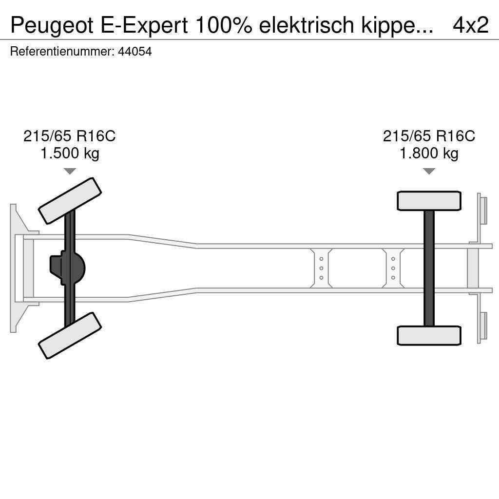 Peugeot E-Expert 100% elektrisch kippende zijlader Jäteautot