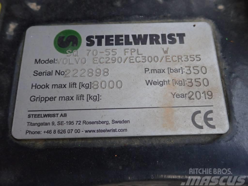 Steelwrist Vollhydr. SW SQ70 passend Volvo EC300 Pikakytkimet