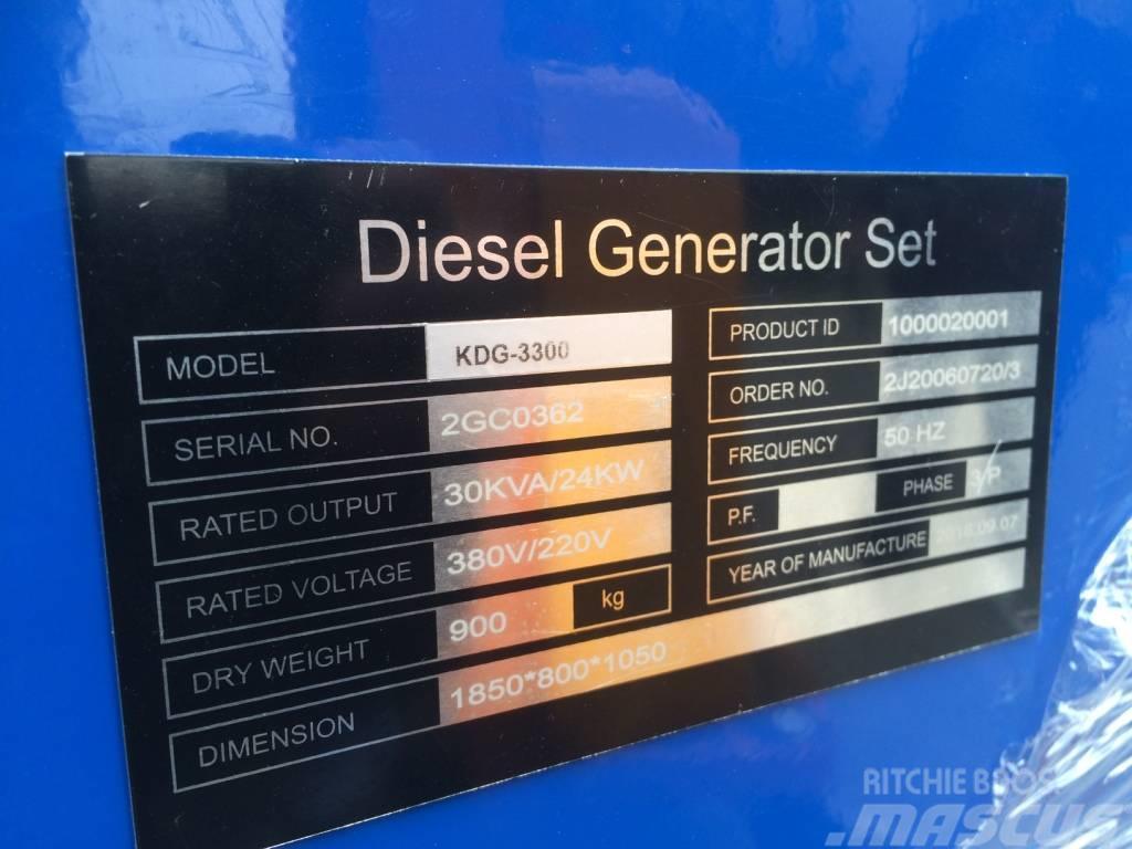 Kubota silent diesel generator KDG3300 Dieselgeneraattorit