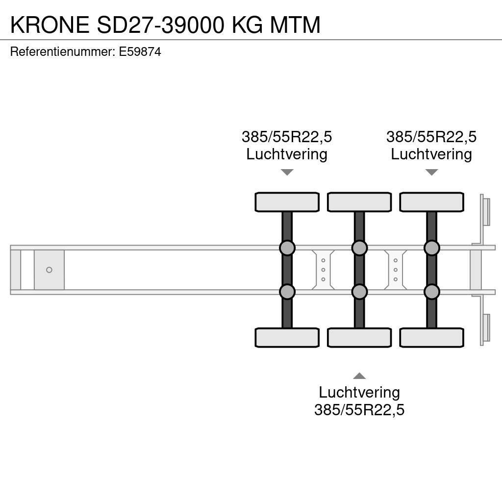 Krone SD27-39000 KG MTM Lavapuoliperävaunut