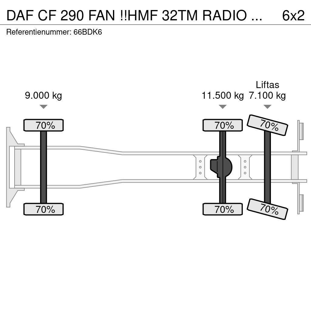 DAF CF 290 FAN !!HMF 32TM RADIO REMOTE!! FRONT STAMP!! Mobiilinosturit