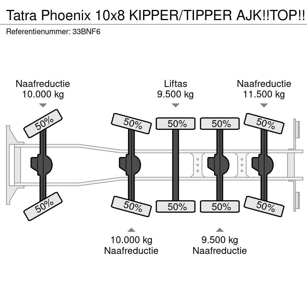 Tatra Phoenix 10x8 KIPPER/TIPPER AJK!!TOP!! Sora- ja kippiautot