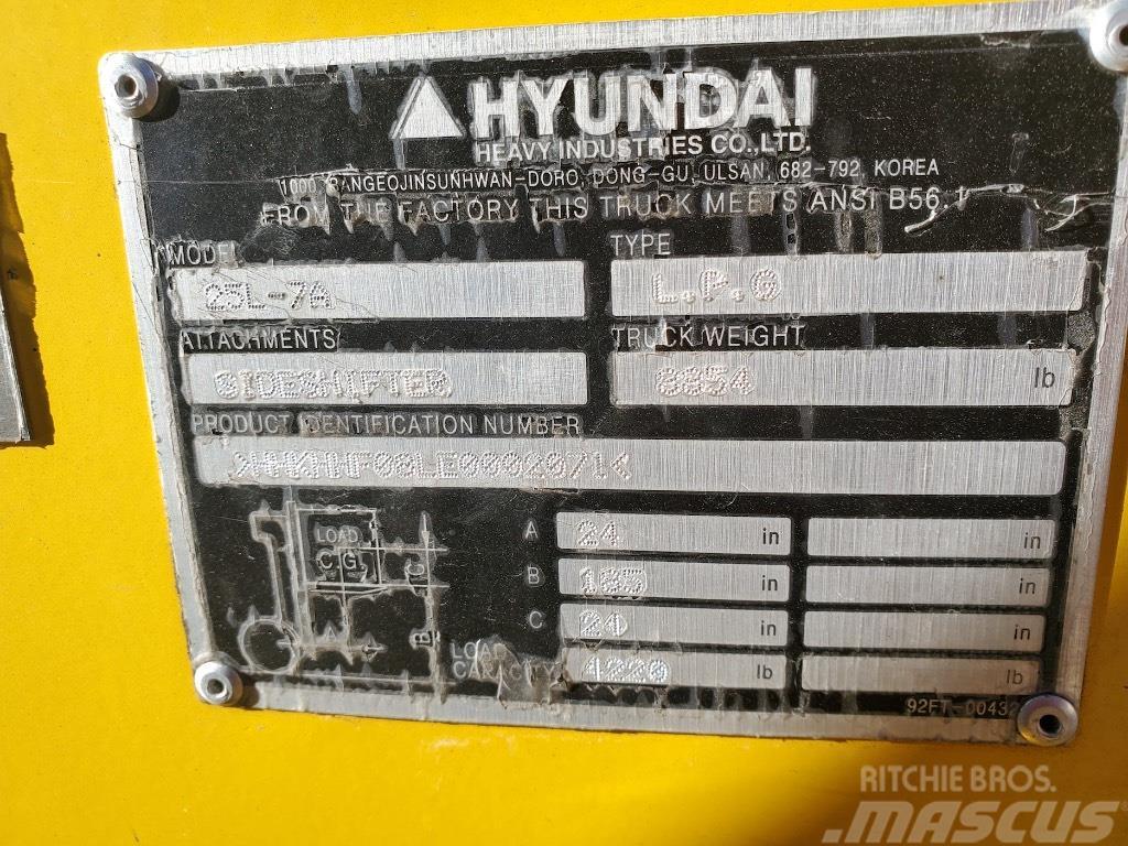 Hyundai 25 L-7 A Muut haarukkatrukit