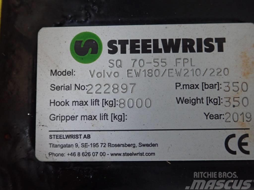 Steelwrist Vollhyd. SW SQ70 FPL passend Volvo EW180 Pikakytkimet
