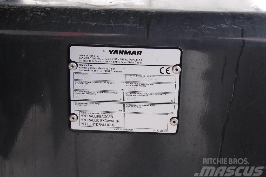 Yanmar B 95 W / Engcon EC-Oil, Rasvari, Lämmitin, ym! Pyöräkaivukoneet