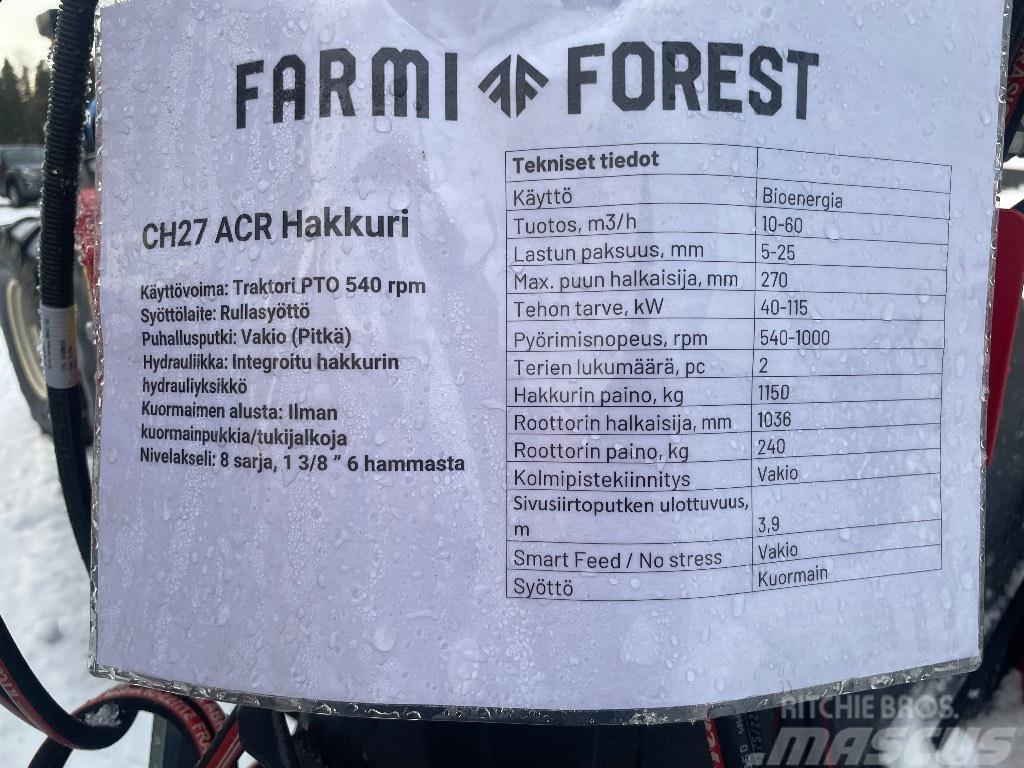 Farmi Forest CH27 Haketuskoneet