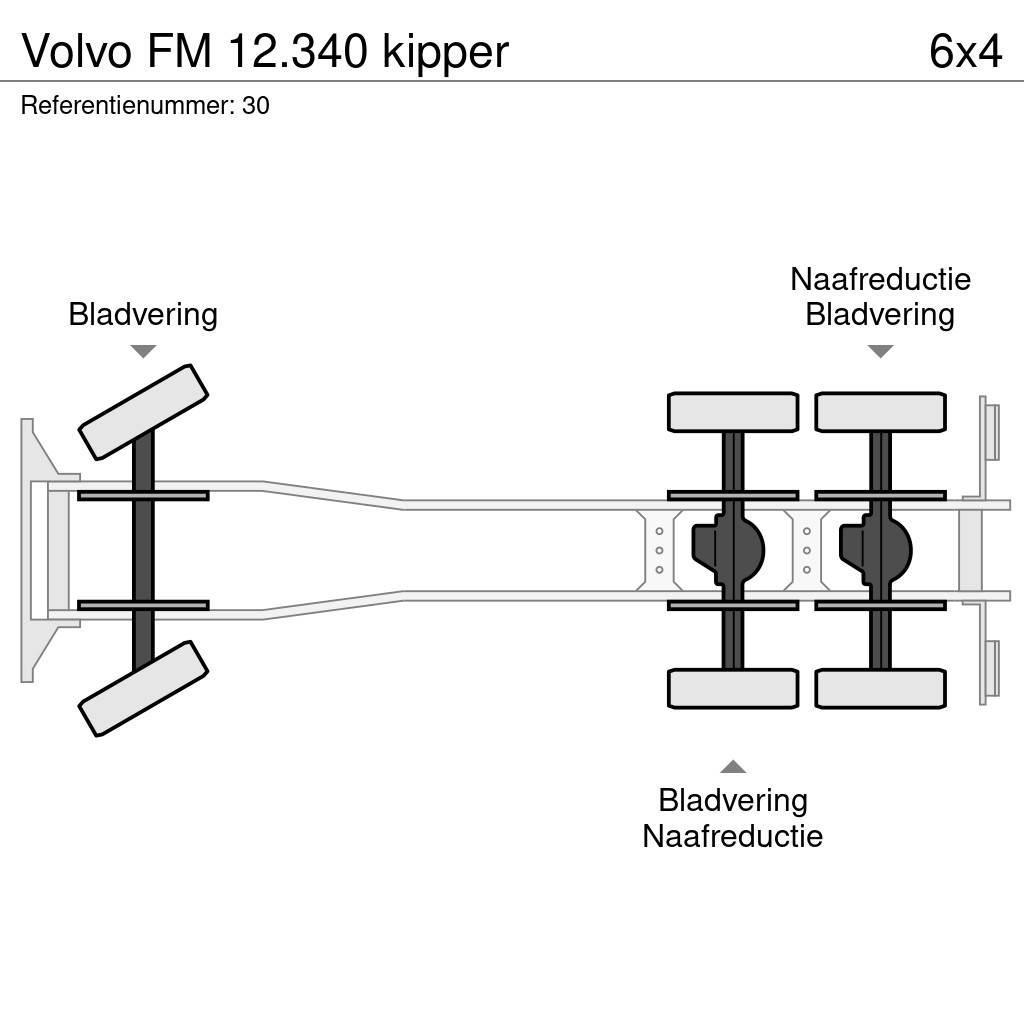 Volvo FM 12.340 kipper Mobiilinosturit