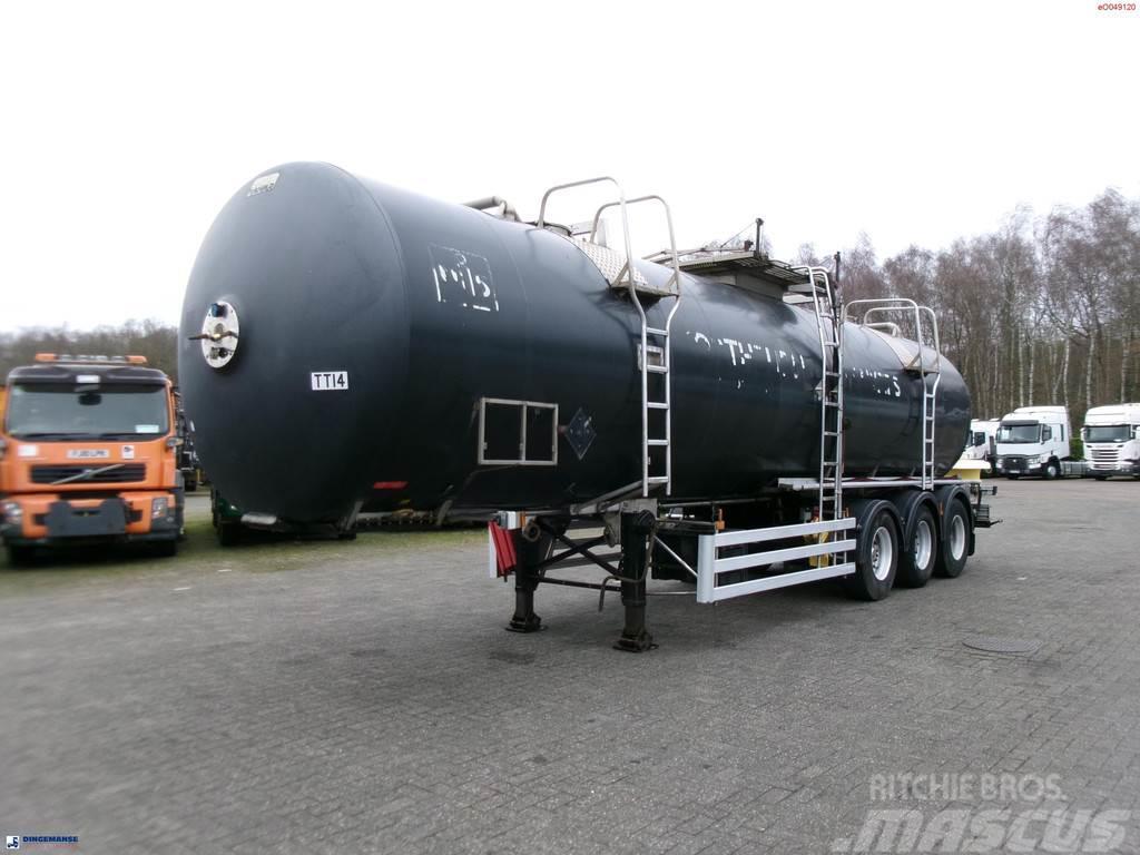 Magyar Chemical tank inox 37.4 m3 / 1 comp / ADR 30/11/20 Säiliöpuoliperävaunut