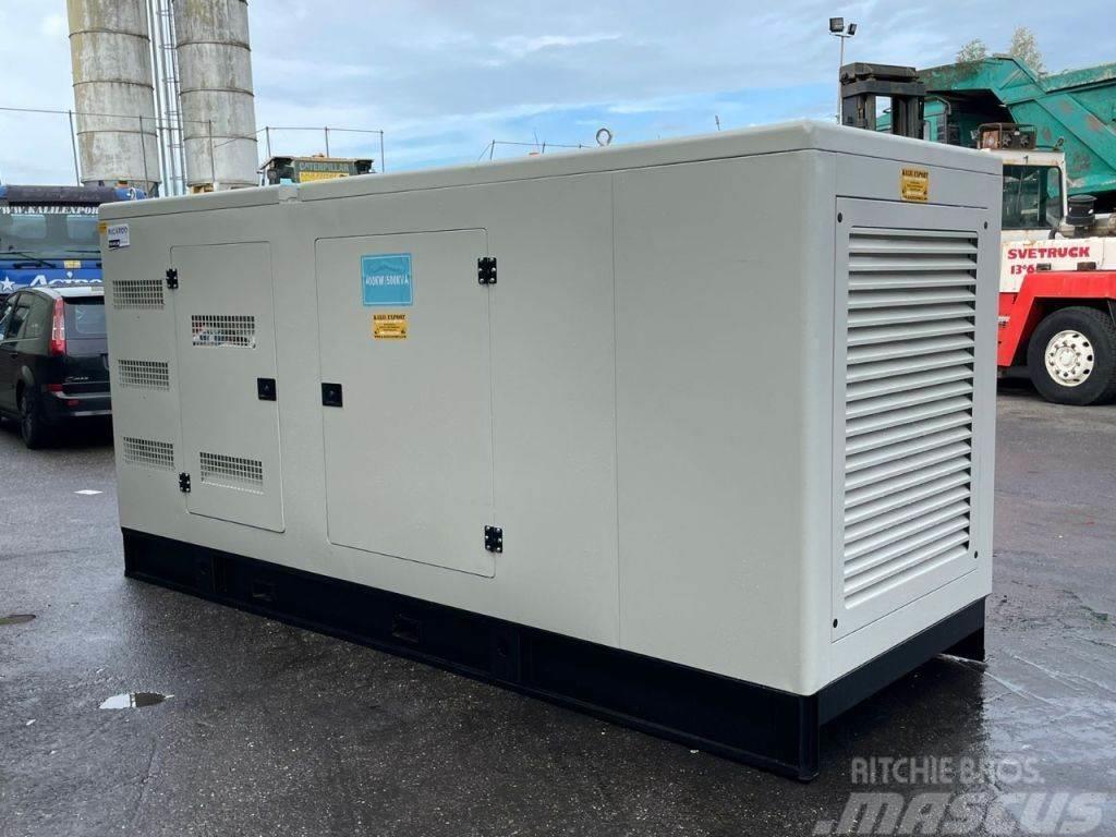 Ricardo 500 KVA (400KW) Silent Generator 3 Phase ATS 50HZ Dieselgeneraattorit