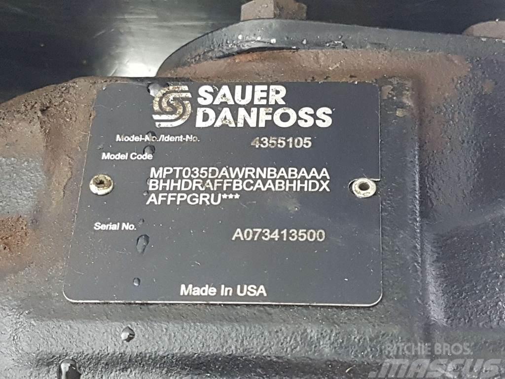 Sauer Danfoss MPT035DAWR-4355105-Load sensing pump Hydrauliikka