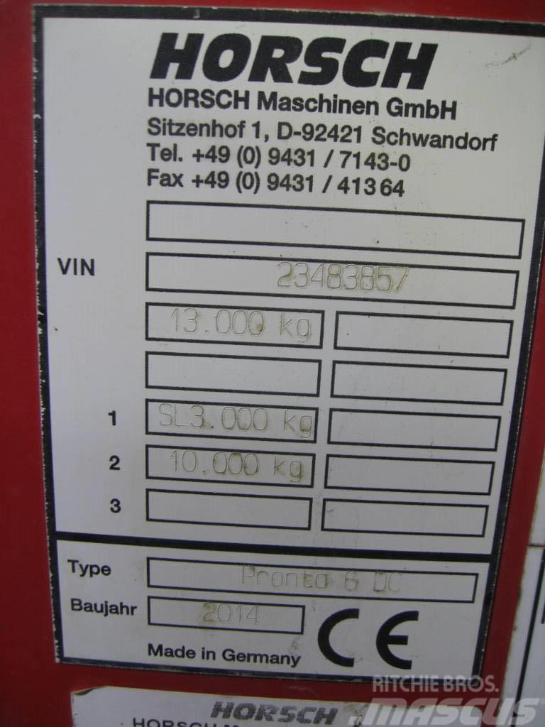 Horsch Pronto 6 DC Kylvölannoittimet