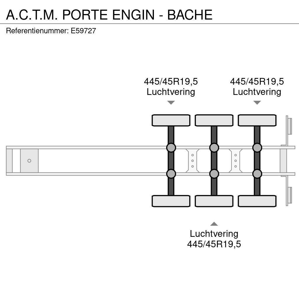  A.C.T.M. PORTE ENGIN - BACHE Puoliperävaunulavetit