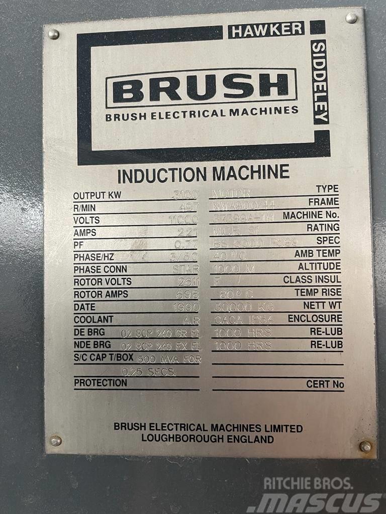  Brush 3100kW Motor Moottorit ja vaihteistot