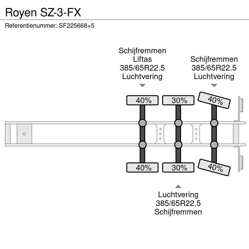  Royen SZ-3-FX Umpikori puoliperävaunut