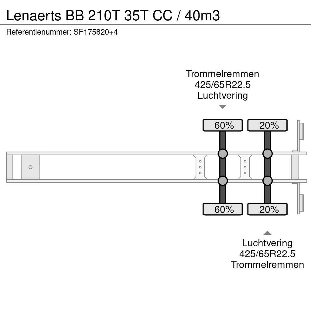 Lenaerts BB 210T 35T CC /  40m3 Kippipuoliperävaunut