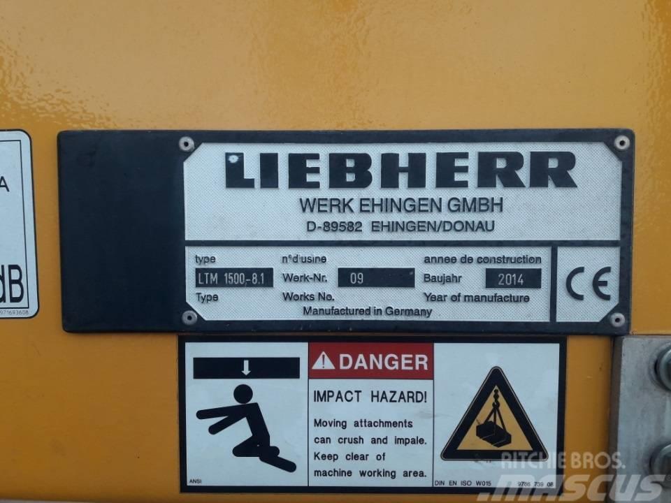 Liebherr LTM 1500-8.1 Mobiilinosturit