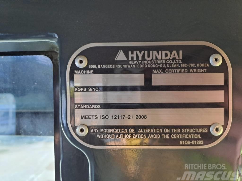 Hyundai HX140W Pyöräkaivukoneet