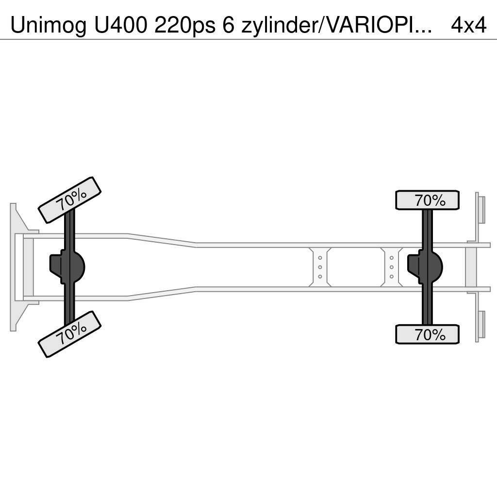 Unimog U400 220ps 6 zylinder/VARIOPILOT/HYDROSTAT/MULAG F Muut kuorma-autot