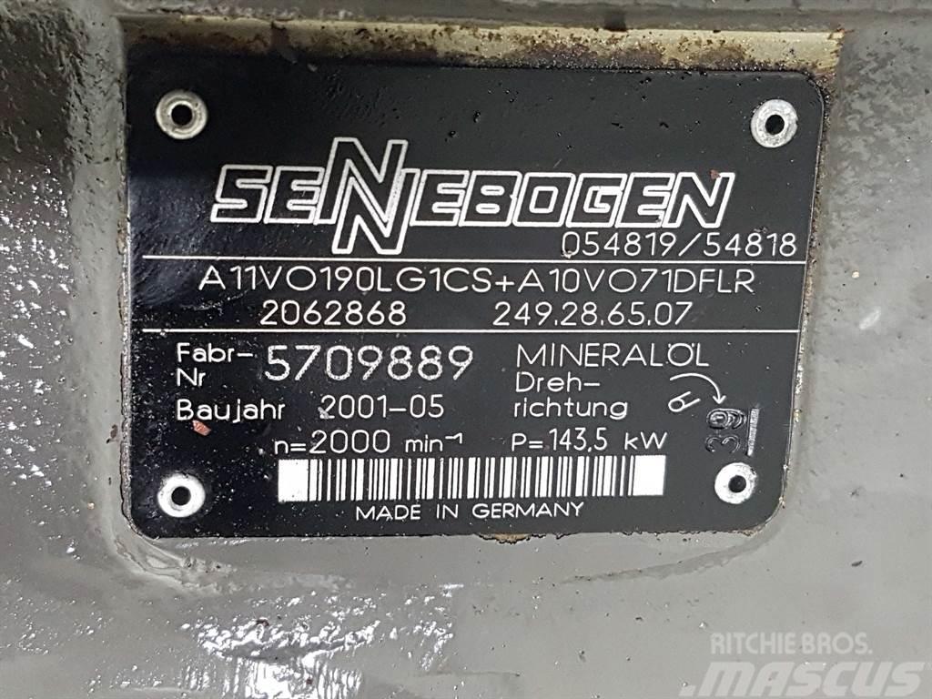 Sennebogen -Rexroth A11VO190LG1CS-Load sensing pump Hydrauliikka