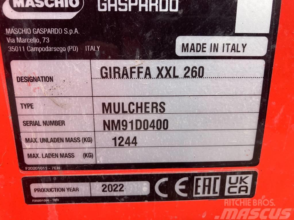 Maschio Giraffa 260 XXL HD Kesantoleikkurit ja -murskaimet