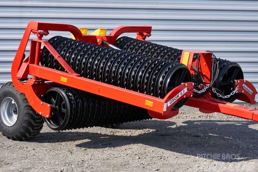 Agro-Factory Grom 6,3 roller/ rouleau cambridge 600 mm, 6,3m Jyrät