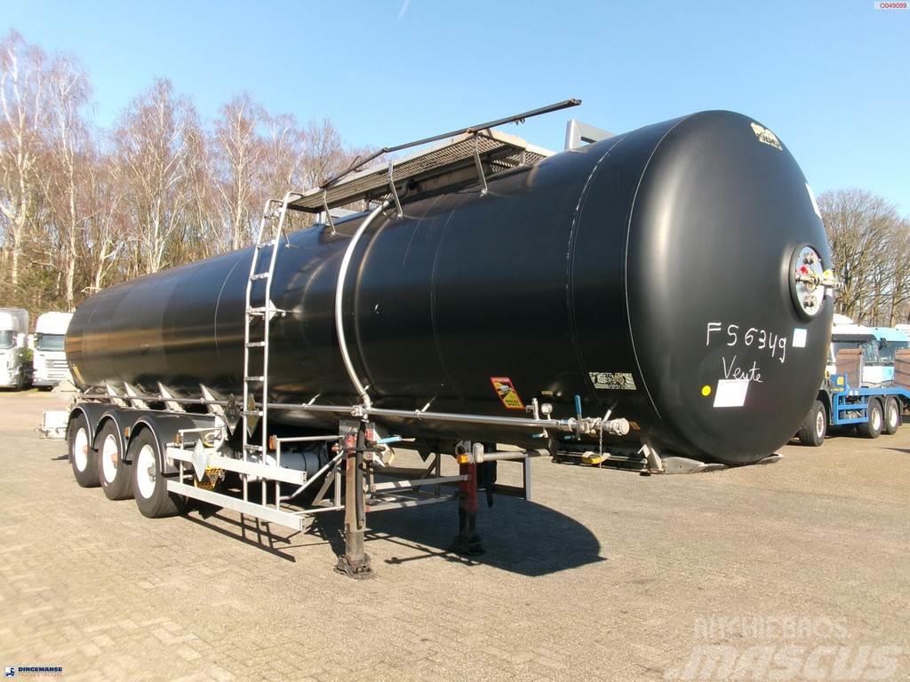 Magyar Bitumen tank inox 32 m3 / 1 comp + ADR Säiliöpuoliperävaunut
