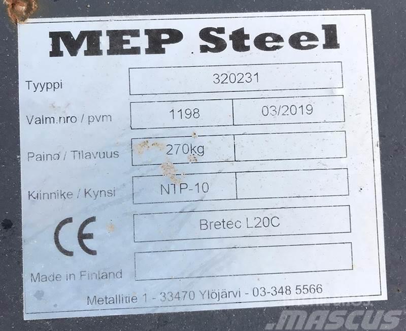  MEP Steel BRETEC L20C ISKUVASARAN KIINNIKELEVY NTP Muut