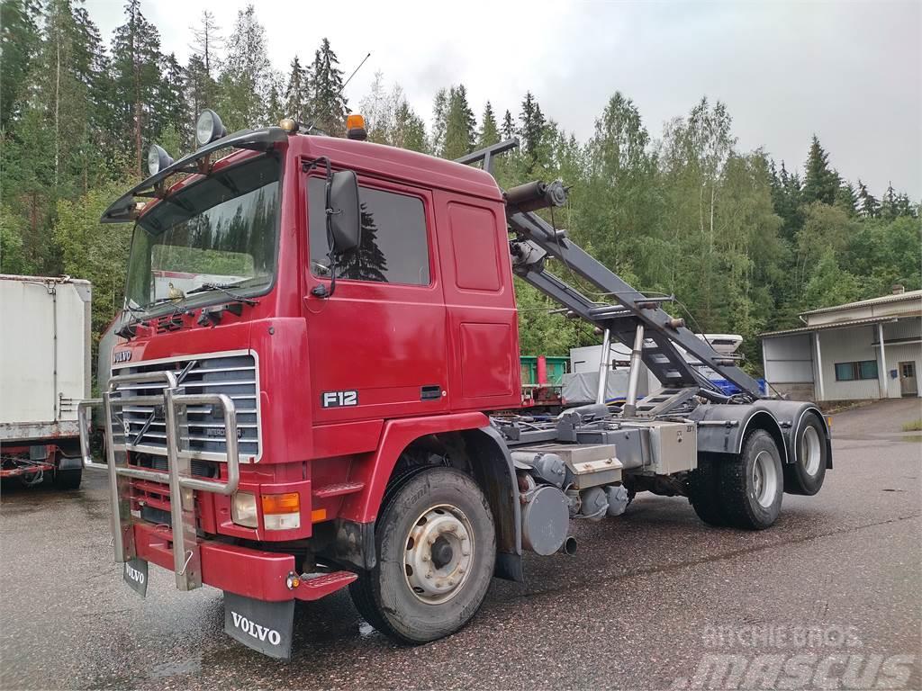 Volvo F12 6x2 vaijerilaite Vaihtolava-autot