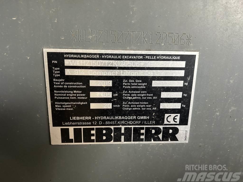 Liebherr A 914 Compact Litronic Pyöräkaivukoneet