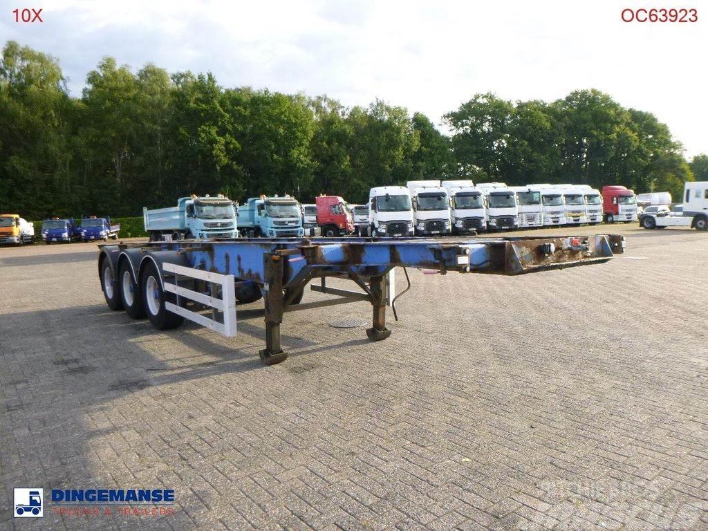 SDC 3-axle container trailer 20-30 ft + ADR Konttipuoliperävaunut