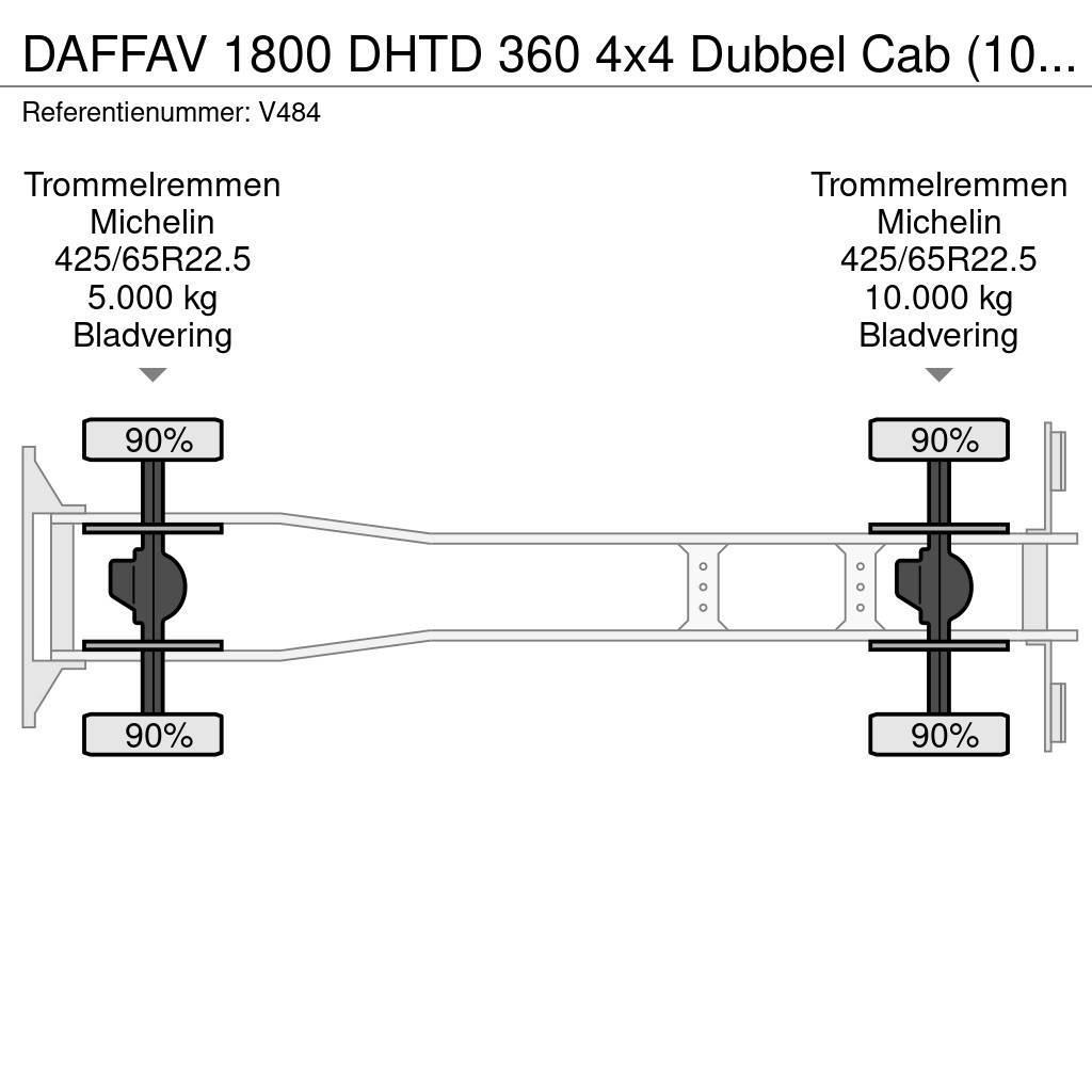 DAF FAV 1800 DHTD 360 4x4 Dubbel Cab (10 pers) Ziegler Paloautot