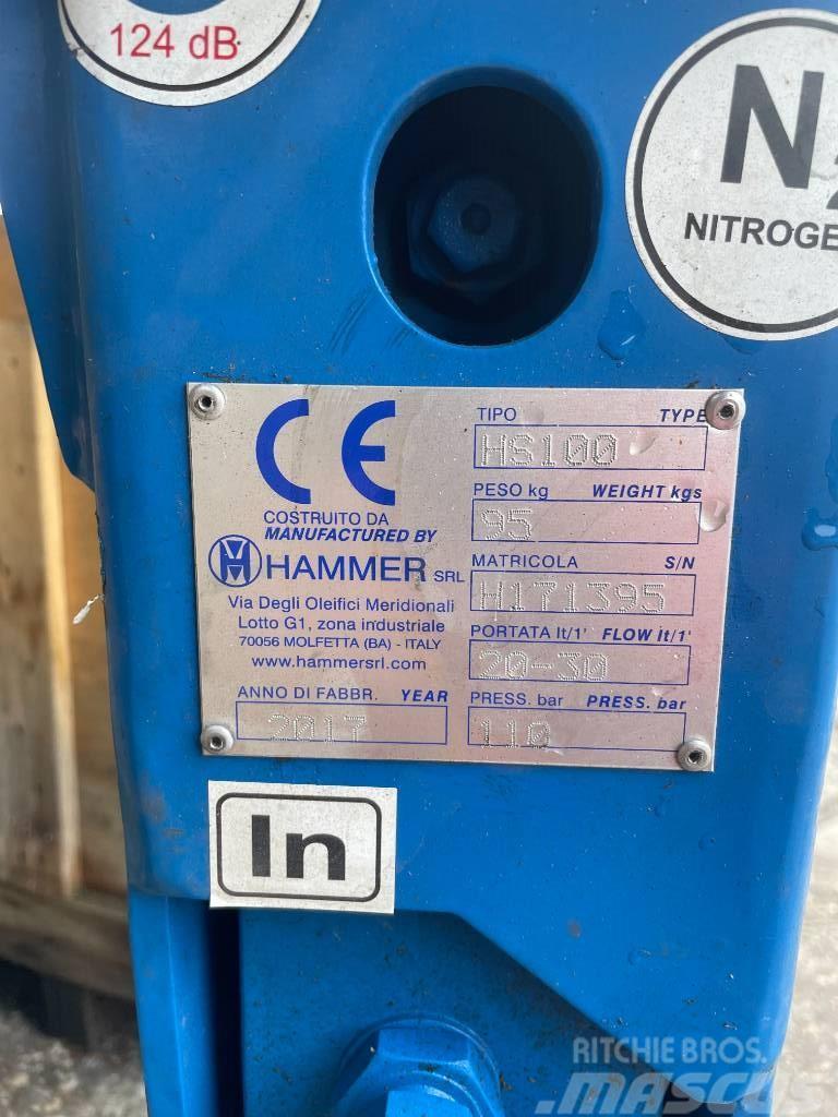 Hammer HS100 Hydraulic Breaker Iskuvasarat