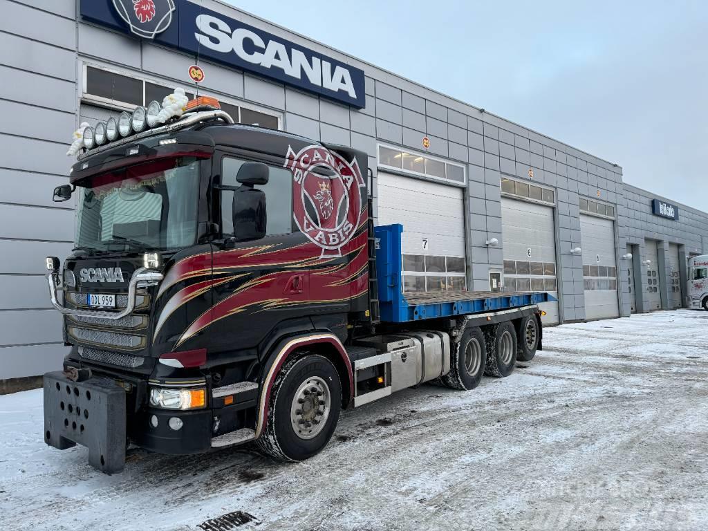 Scania Scania R580lb8x4*4 full plog Koukkulava kuorma-autot