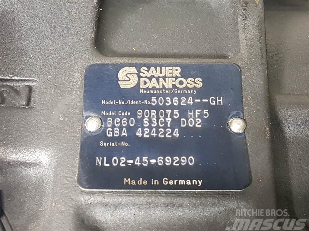 Sauer Danfoss 90R075HF5BC60 - 503624-GH - Drive pump/Fahrpumpe Hydrauliikka