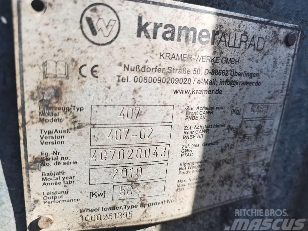 Kramer Allrad 407 KT 2010r.Parts Teleskooppikuormaajat