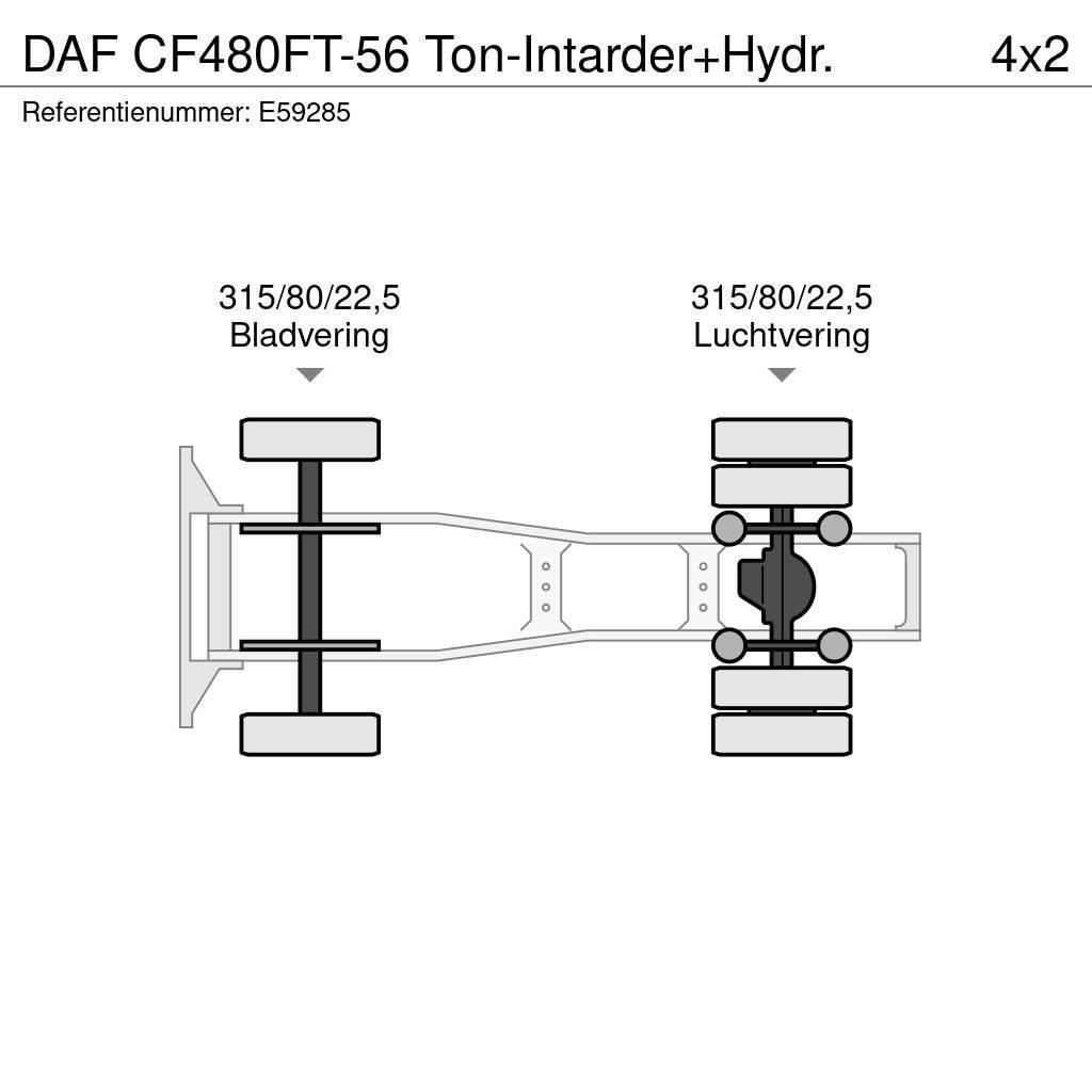 DAF CF480FT-56 Ton-Intarder+Hydr. Vetopöytäautot