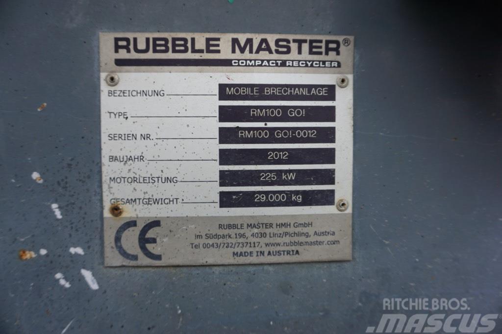 Rubble Master RM 100GO! Mobiilimurskaimet