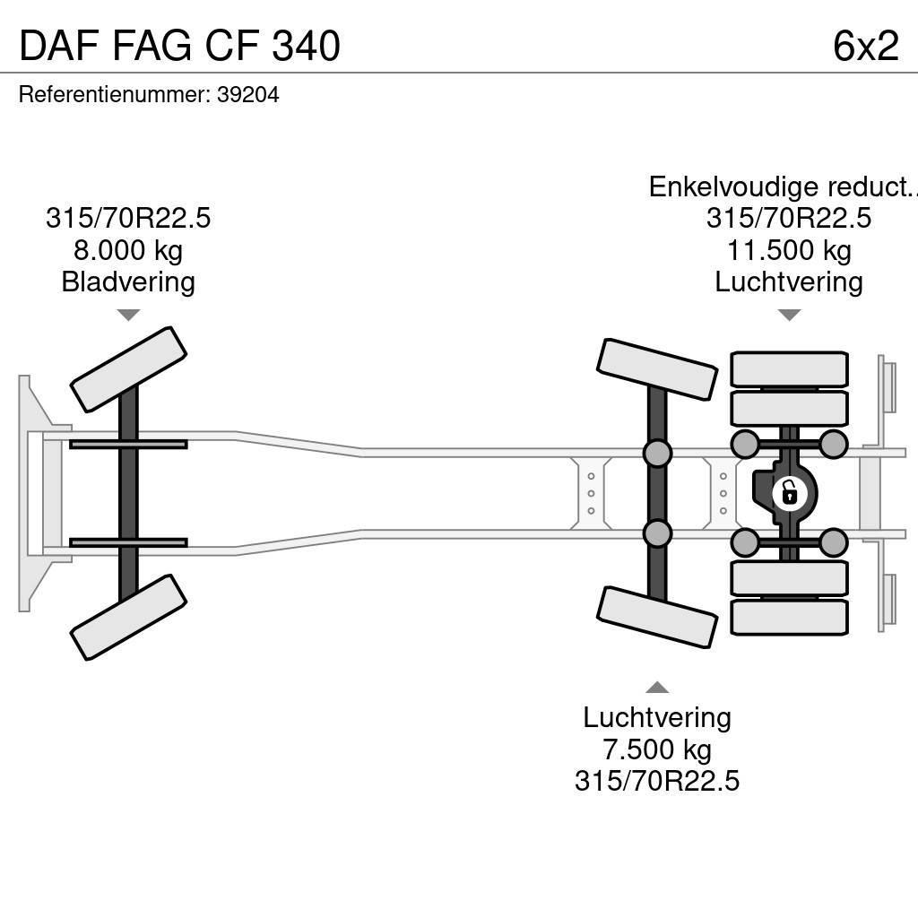 DAF FAG CF 340 Jäteautot