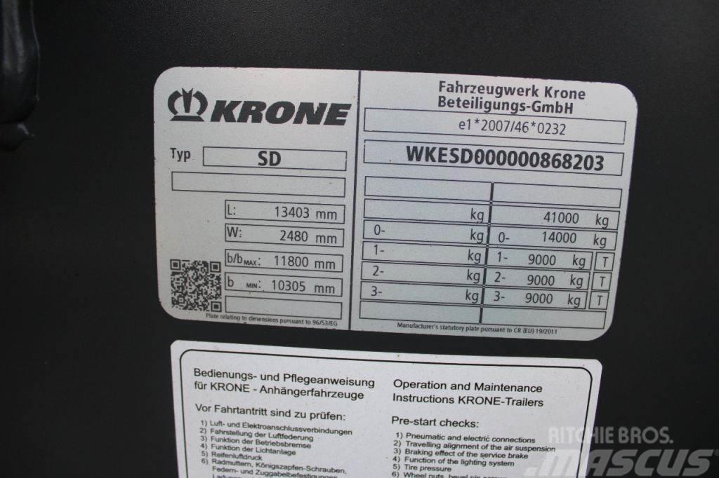 Krone 3x axle + 2x20/30/40/45ft + High Cube + BE APK 07- Konttipuoliperävaunut