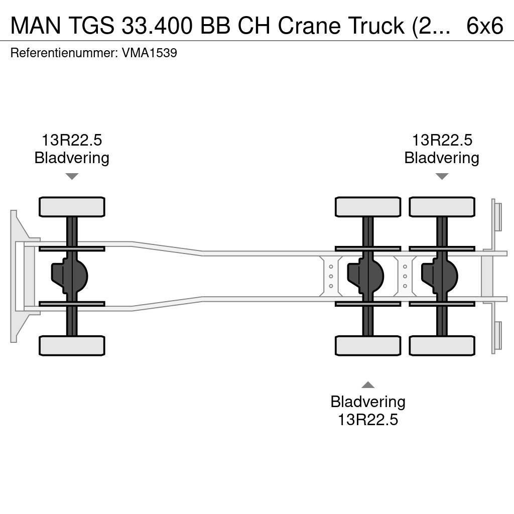 MAN TGS 33.400 BB CH Crane Truck (2 units) Mobiilinosturit