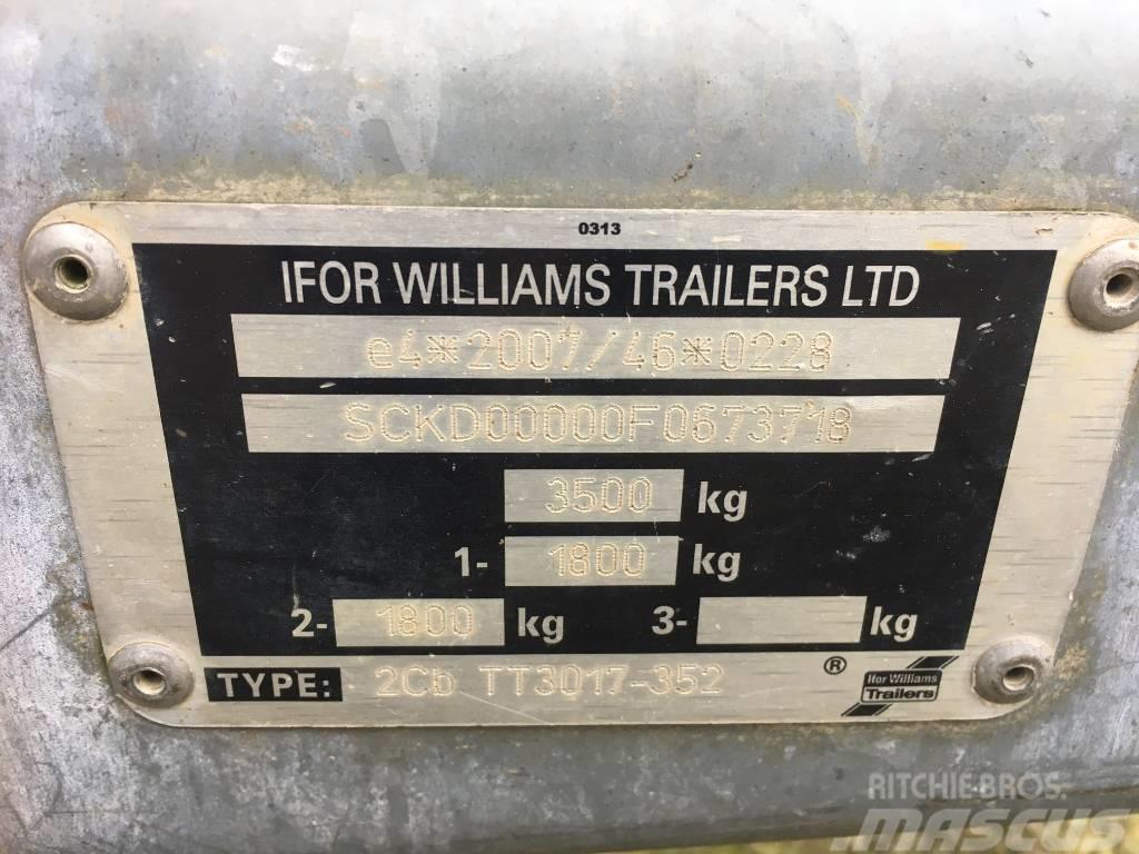Ifor Williams TT3017 Tipper Trailer Kippiperävaunut