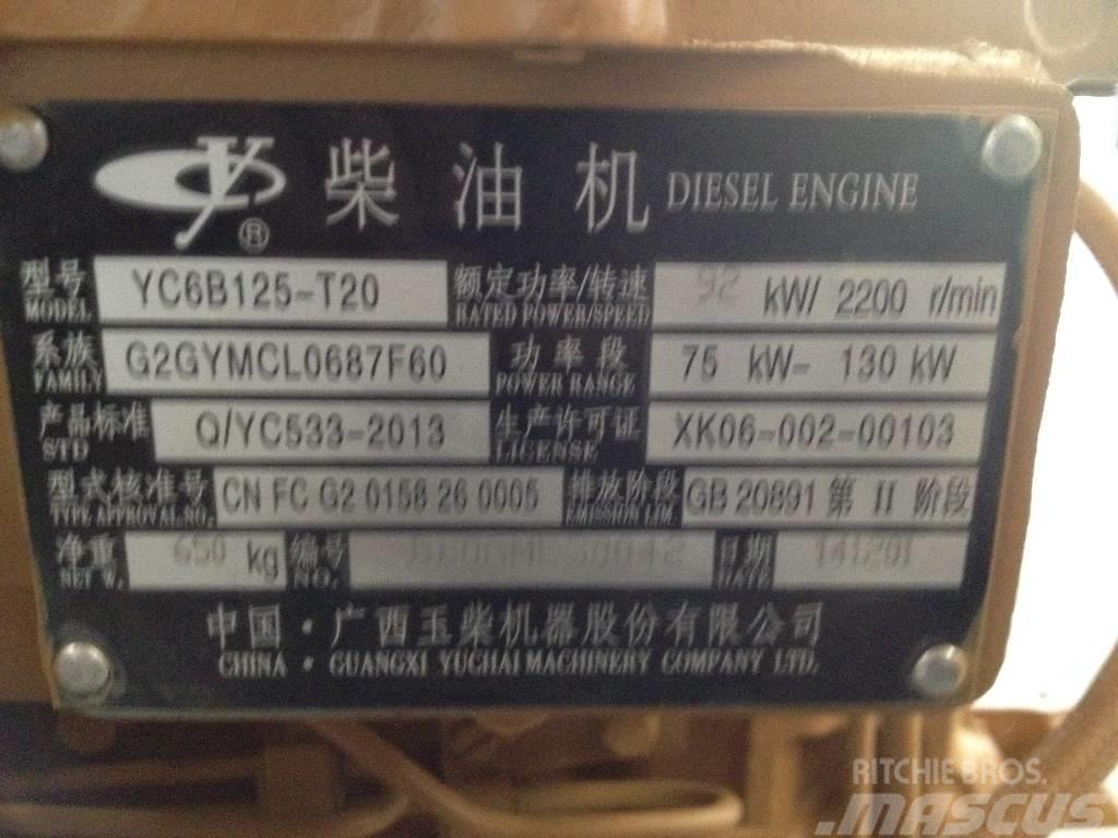 Yuchai YC6B125-T20 Moottorit