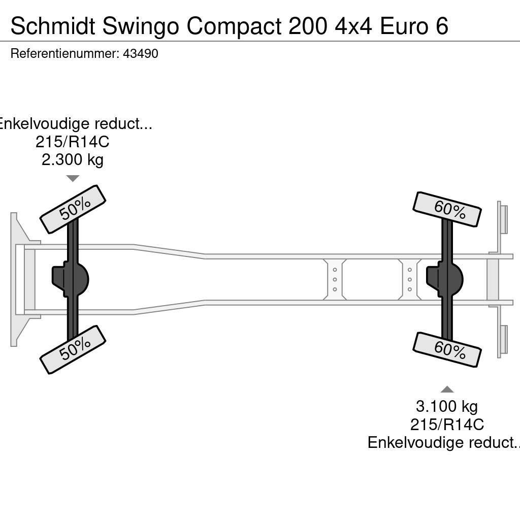 Schmidt Swingo Compact 200 4x4 Euro 6 Lakaisuautot