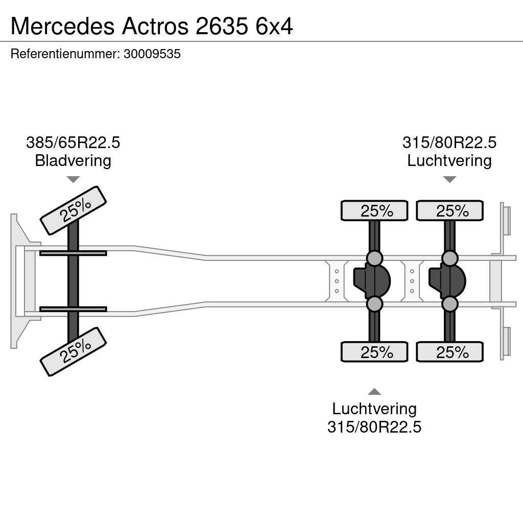 Mercedes-Benz Actros 2635 6x4 Kuorma-autoalustat